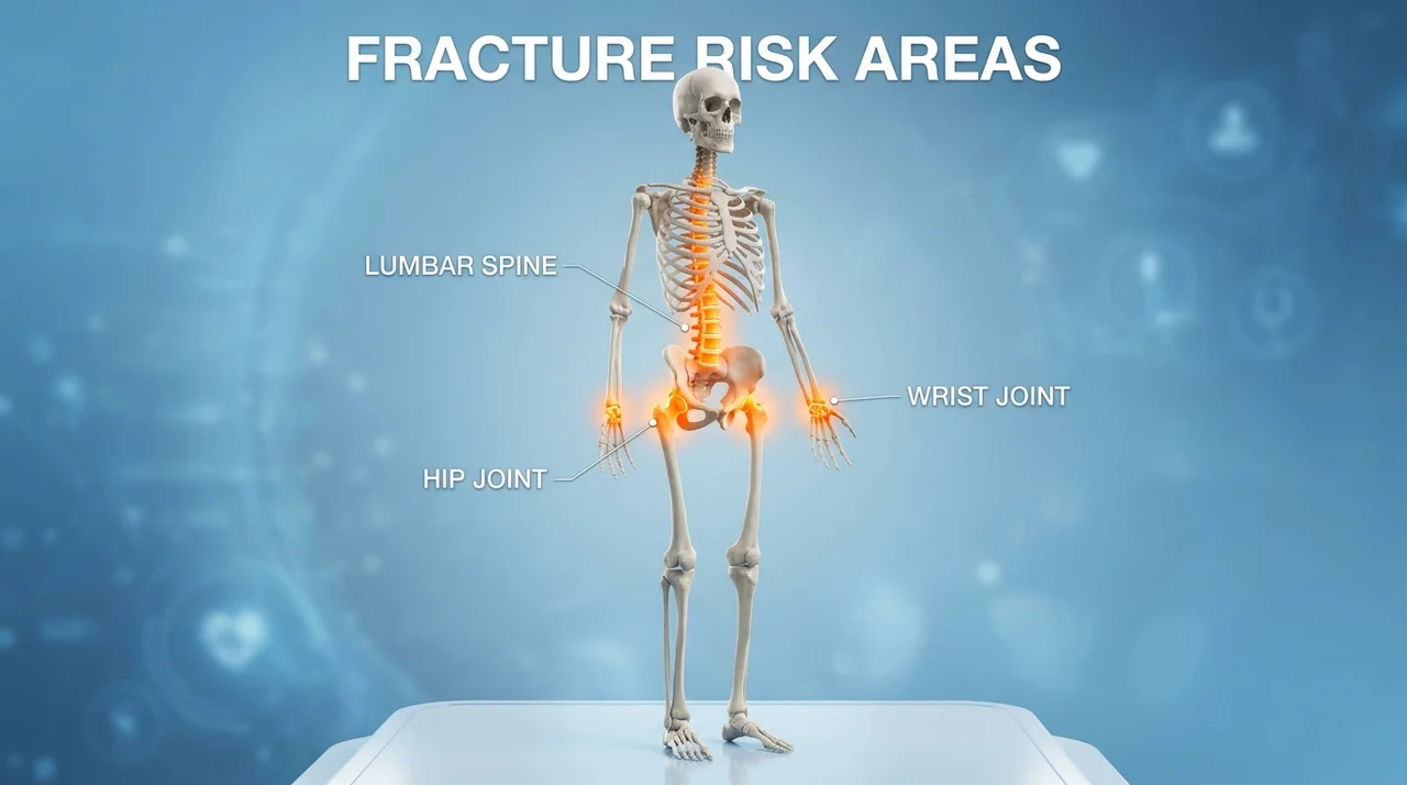 골다공증 골절 위험 부위 TOP 3와 치명적인 합병증 예방 가이드
