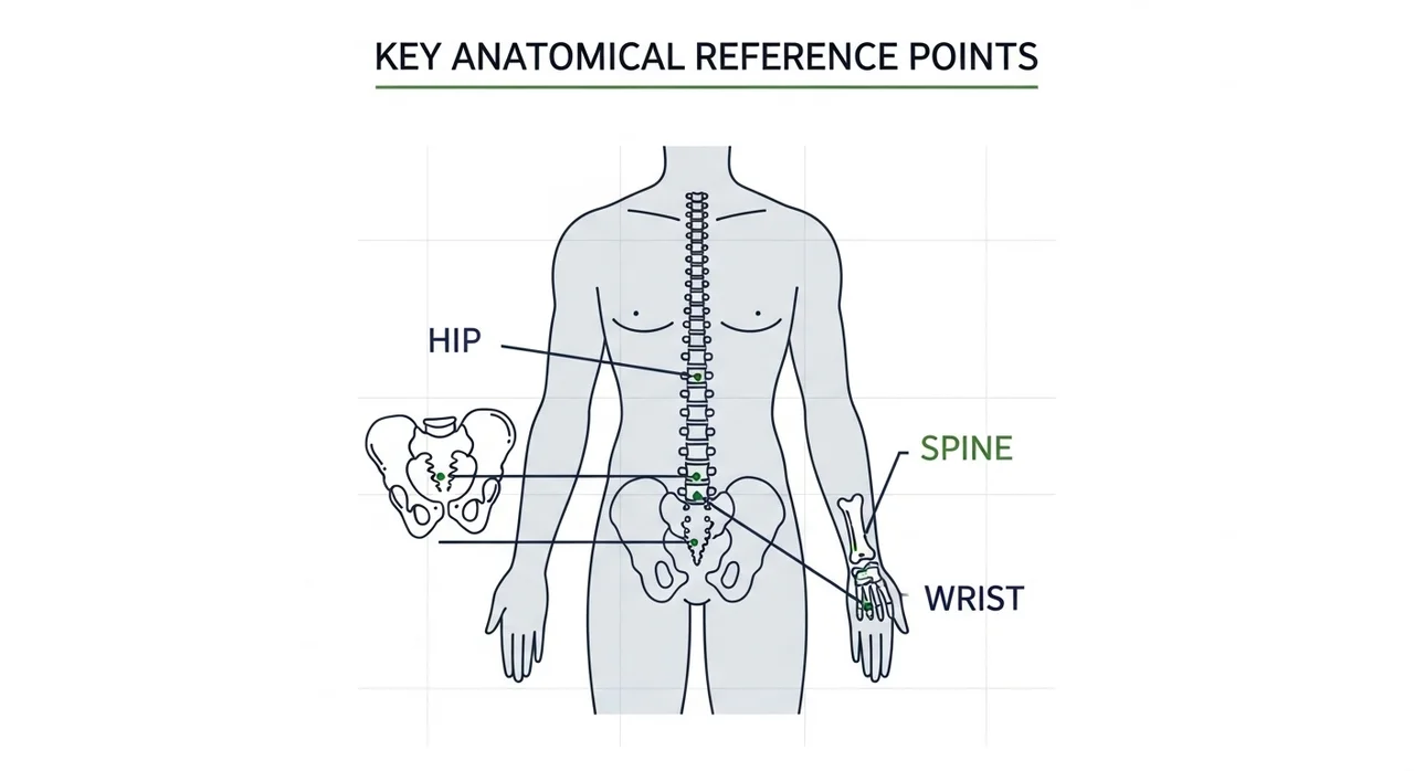 한눈에 보는 골다공증 골절 위험 부위 비교