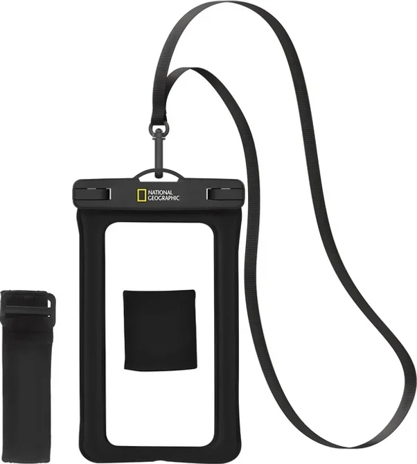 내셔널지오그래픽 4중 잠금 스마트폰 방수팩 + 넥스트랩 + 암밴드