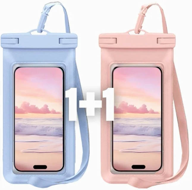 라우드 파스텔 핸드폰 방수팩 1+1 물놀이 방수케이스