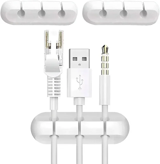 엔더 USB 충전 케이블 선정리 홀더 클립 3구