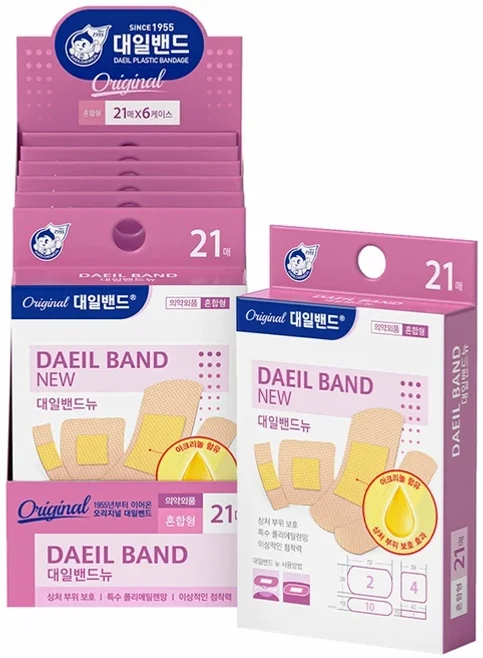 대일밴드 뉴 혼합형 21매