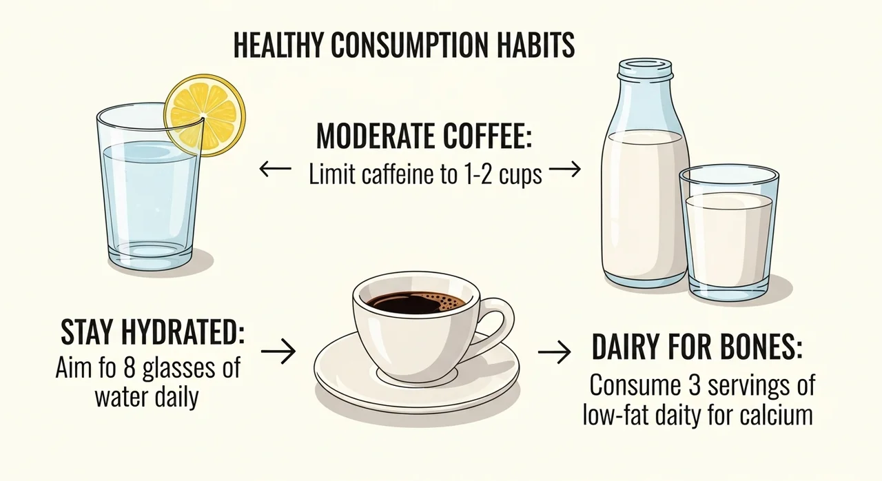 시니어를 위한 건강한 커피 습관 3단계