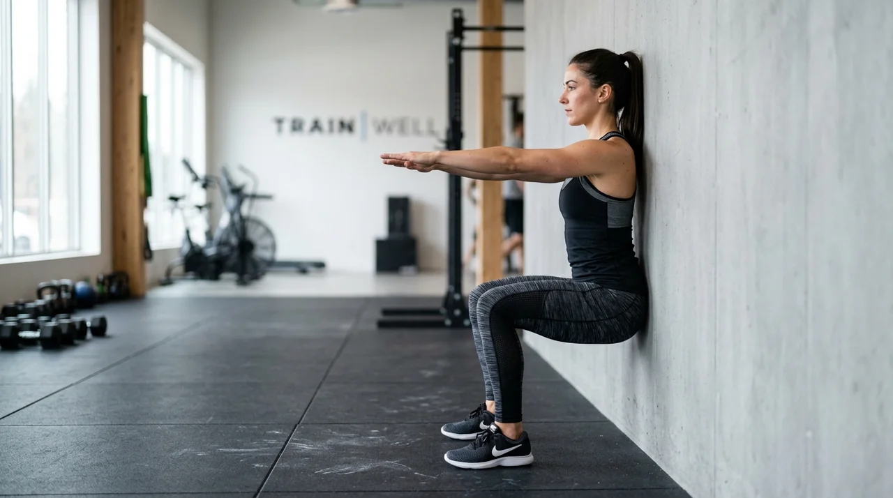 벽 스쿼트 자세 교정 방법: 무릎 통증 없이 하체 근력 키우는 비법