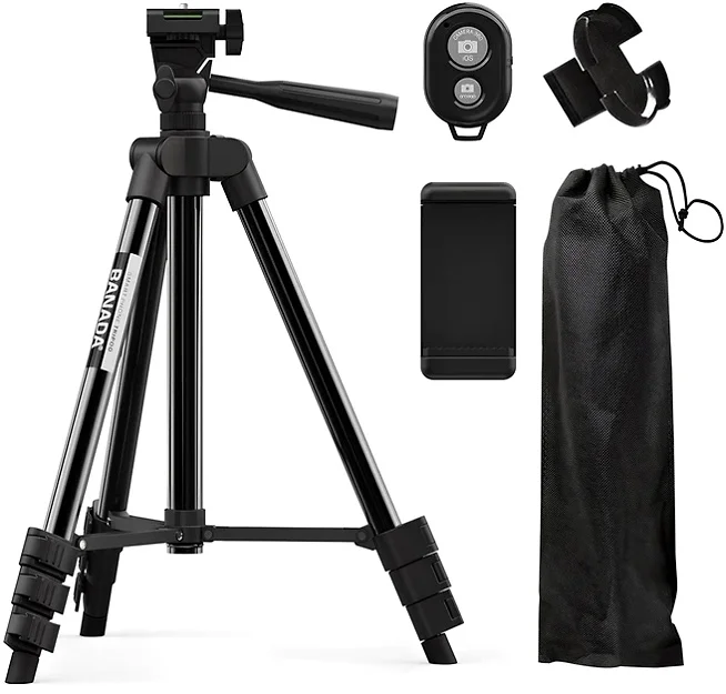 BANADA 스마트폰 4단 삼각대 5종 세트