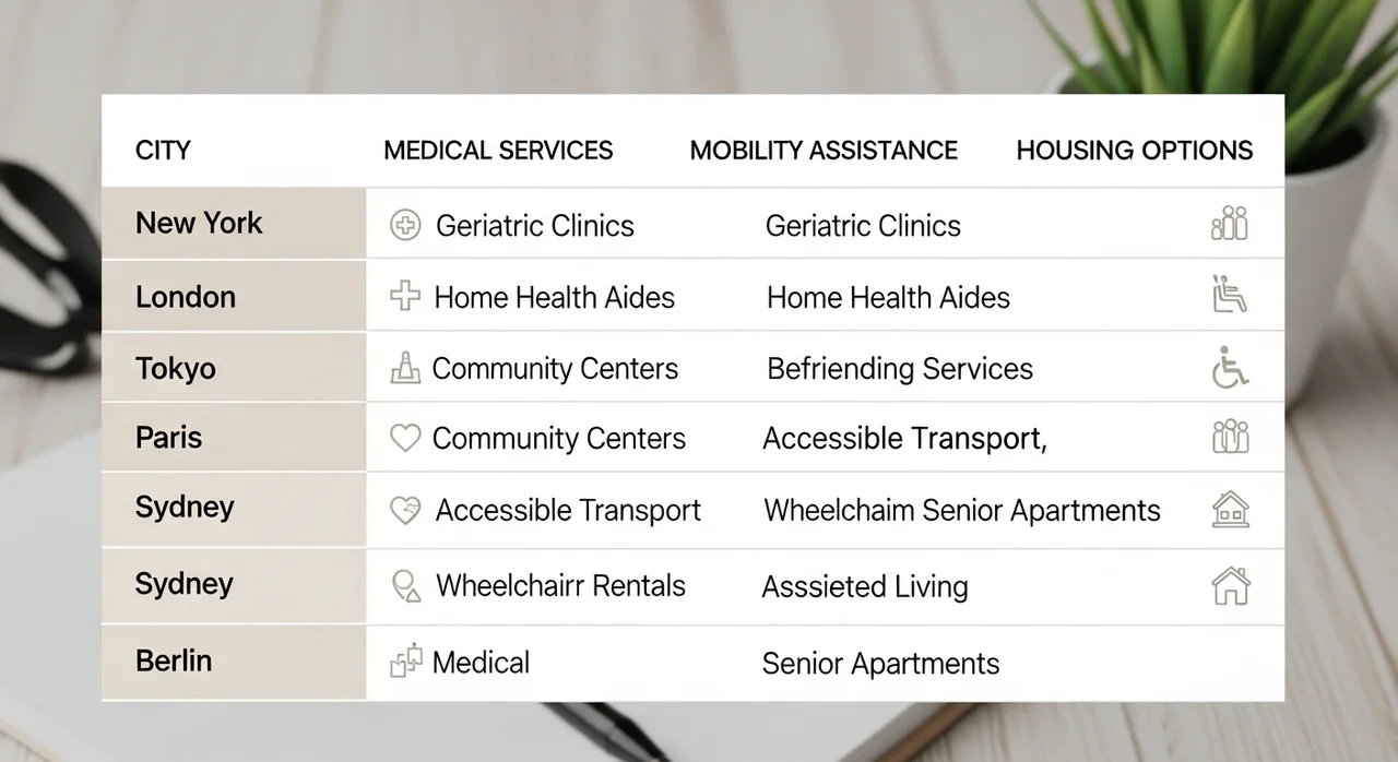 2026년 지역별 주요 시니어 혜택 예시