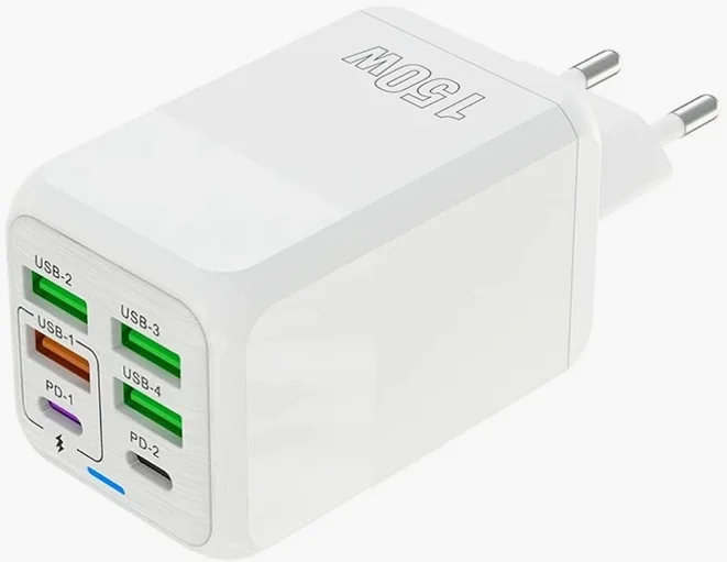 4USB+2PD 6in1 고속충전기 150W