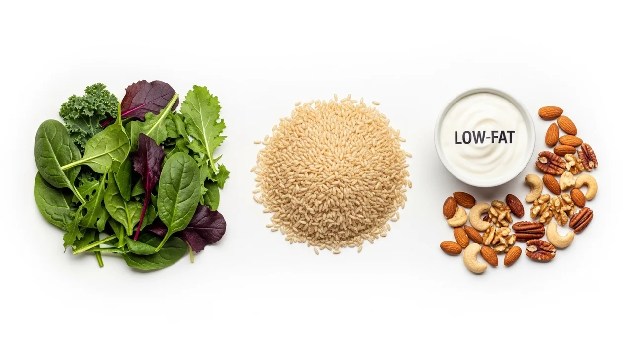 DASH 식단의 핵심 구성 요소 한눈에 보기