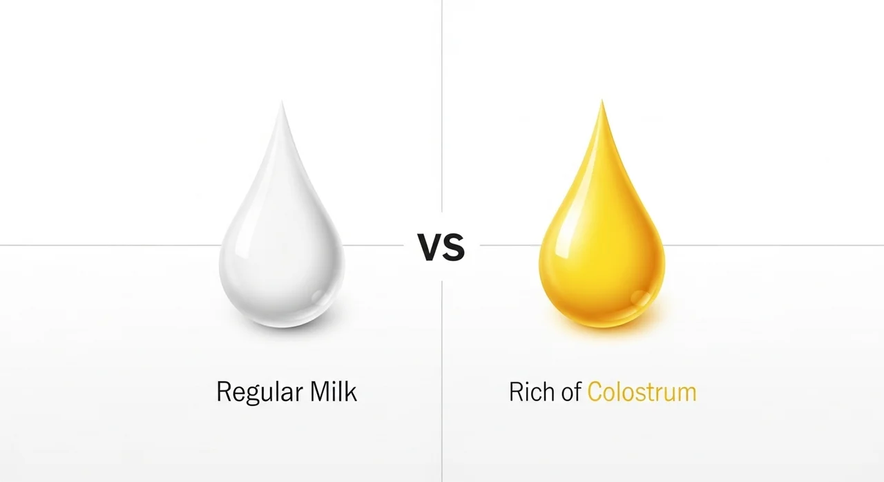 일반 단백질과는 차원이 다른 초유의 영양 성분