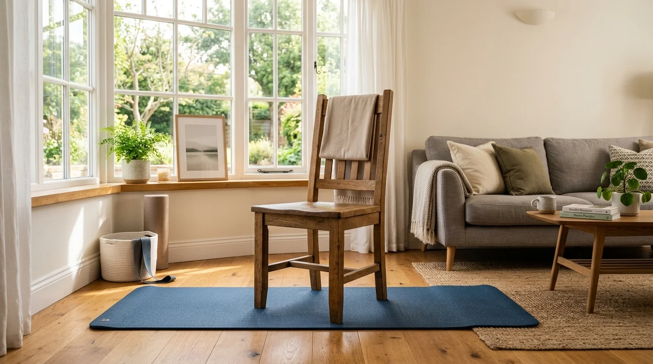 의자 이용한 실내 운동 루틴 5가지로 무릎 부담 없이 근력 키우기