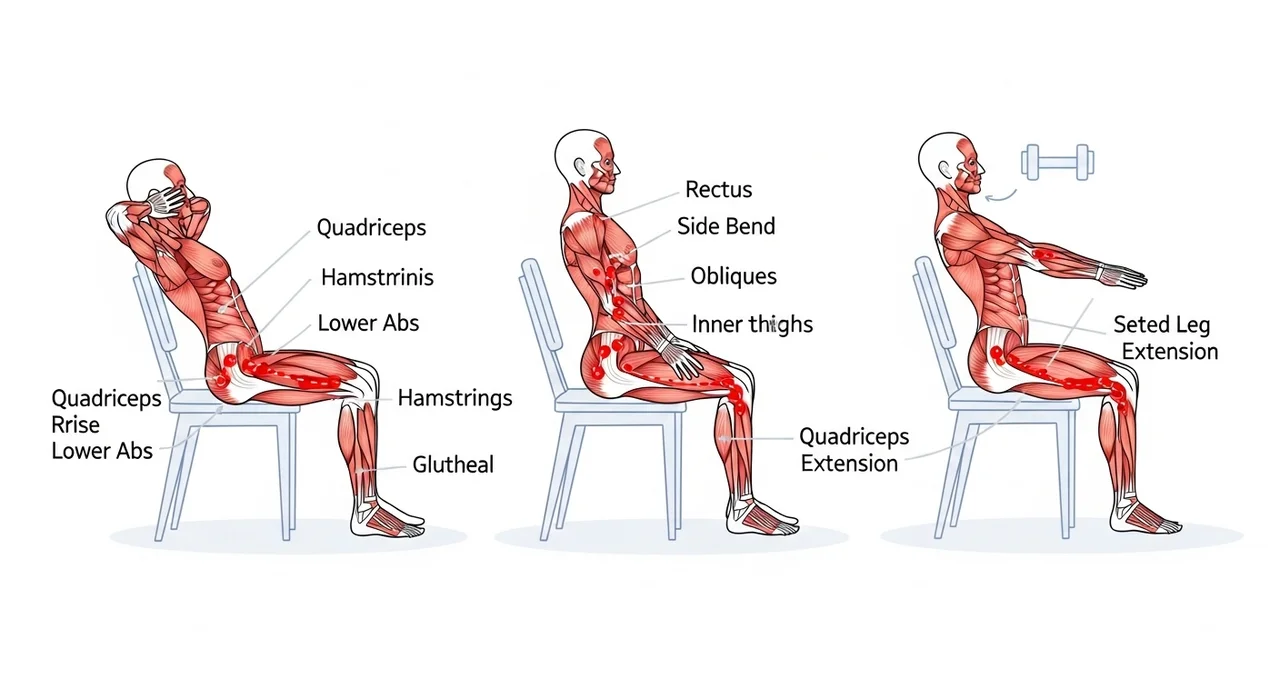 의자 운동의 주요 효과와 타겟 부위