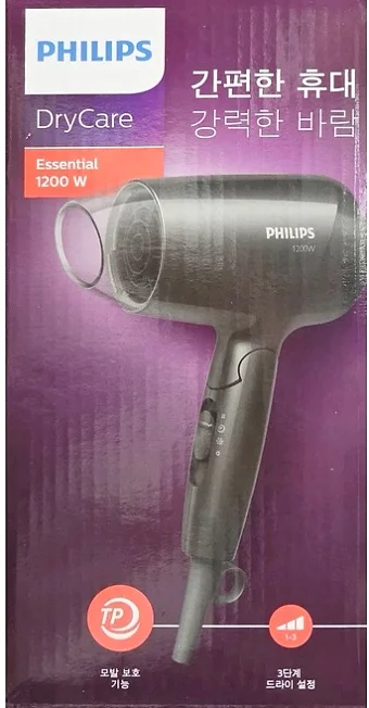 필립스 에센셜케어 헤어 드라이기 1200W