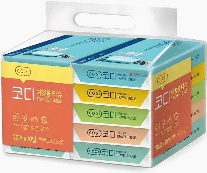 코디 여행용 티슈