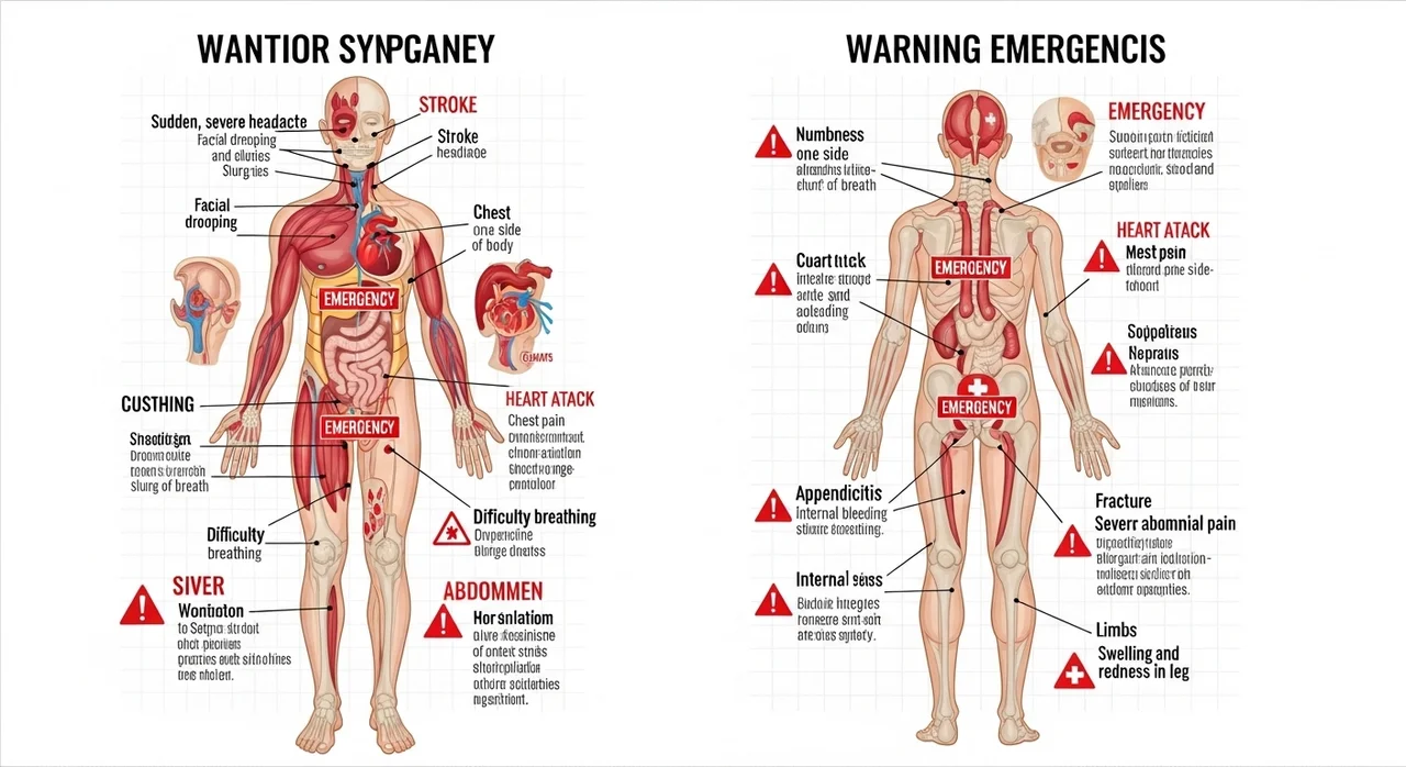 부위별 위험 신호! 이럴 땐 주저하지 마세요