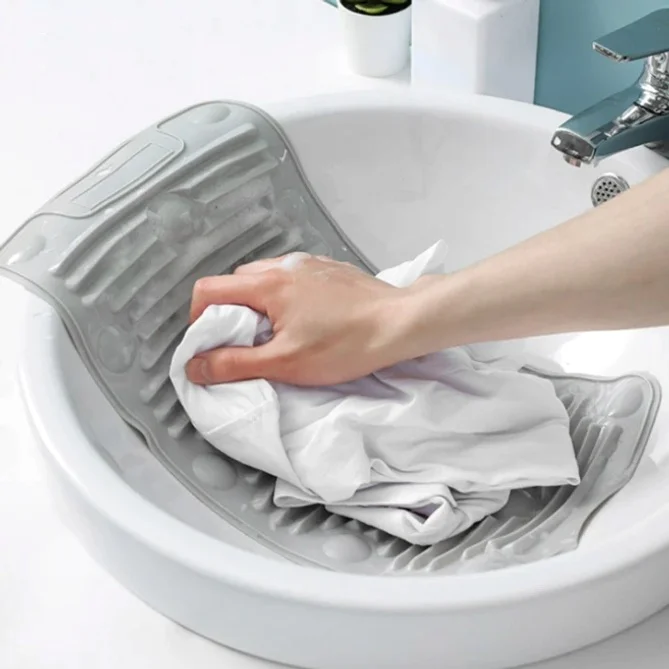 논슬립 세면대 미니 빨래판 애벌 미끄럼방지 속옷 휴대용 흡착