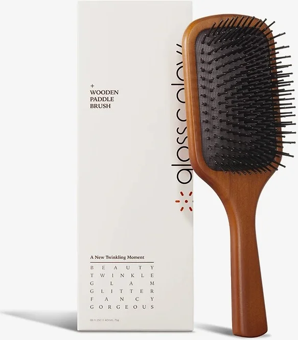 글로스앤글로우 퀵스타일 우든 패들 브러쉬