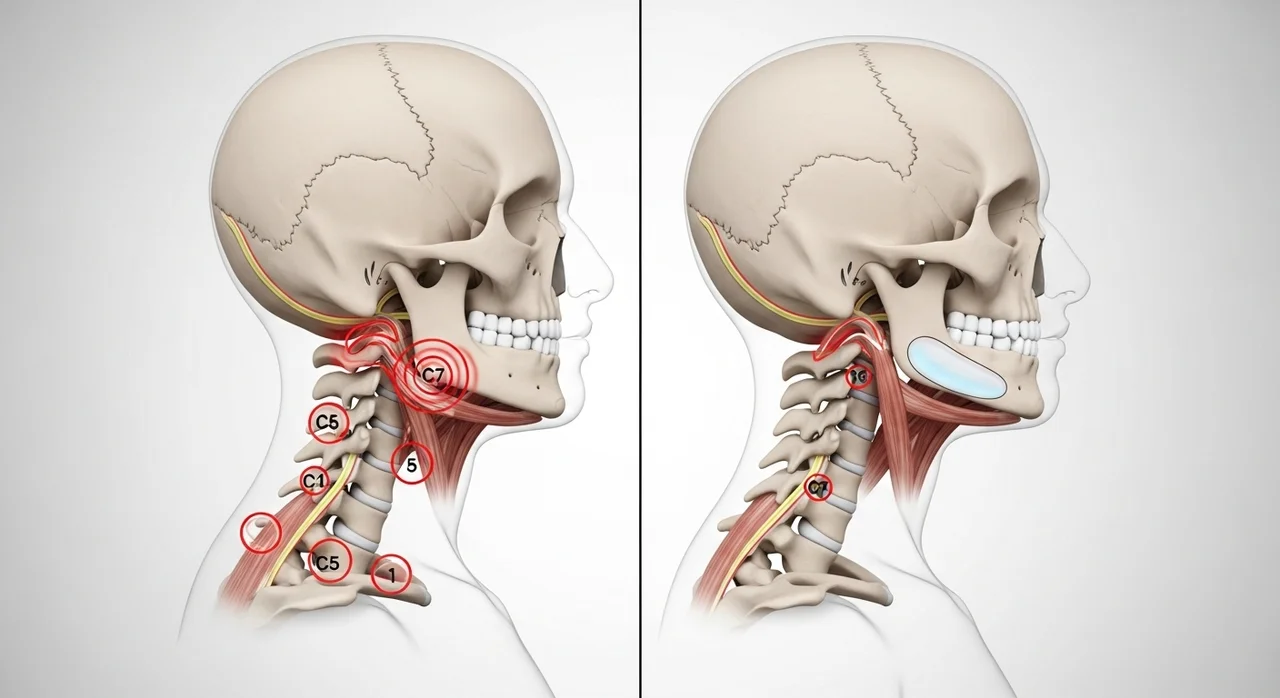 거북목, 방치하면 결국 목 디스크로 이어집니다