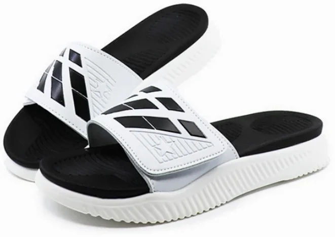 남녀공용 푹신한 이중쿠션 벨크로 슬리퍼 빅사이즈