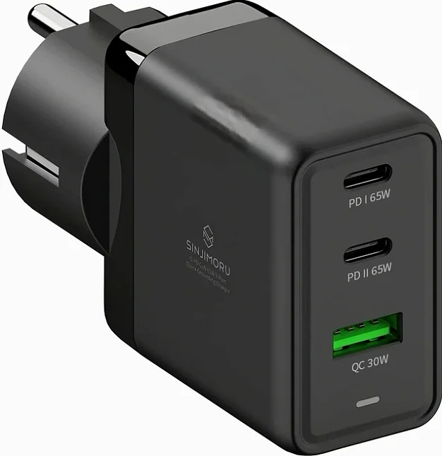 신지모루 O PD 65W GaN 3포트 초고속 접지 충전기
