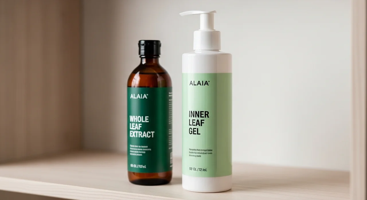 알로에 전잎 vs 알로에 겔, 나에게 맞는 것은?