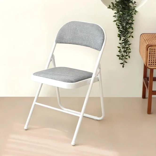 코멧 패브릭 쿠션 접이식 의자