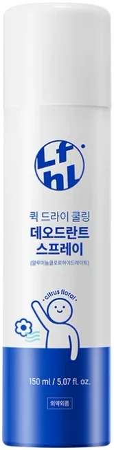 라이프홀릭 퀵 드라이 쿨링 데오드란트 스프레이