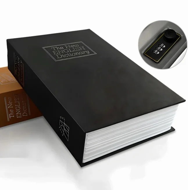 스토리빙 비밀 미니 책 휴대용 금고 중형