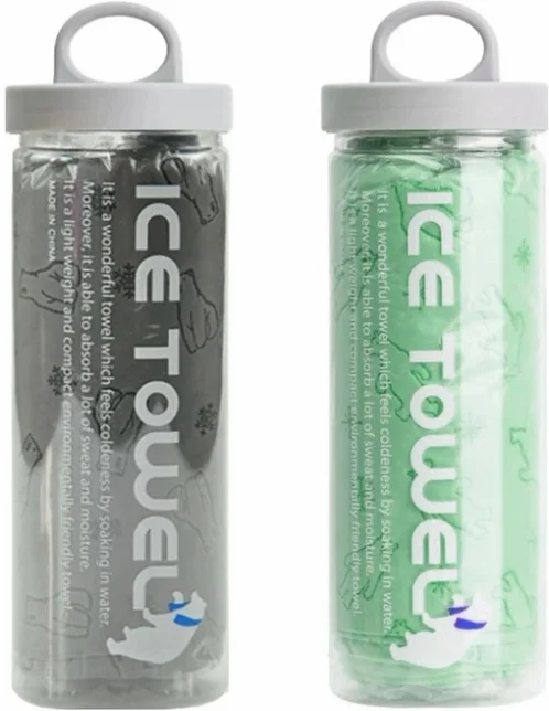 원이네 곰돌이 아쿠아 습식타월 대형 2종 + 보관케이스 2종 세트 85 x 33 cm