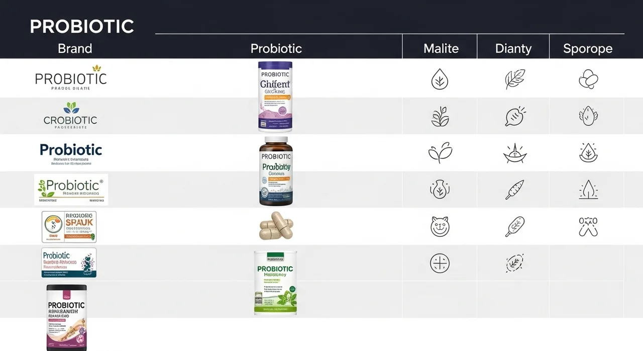 주요 덴마크유산균 브랜드 성분 및 특징 비교