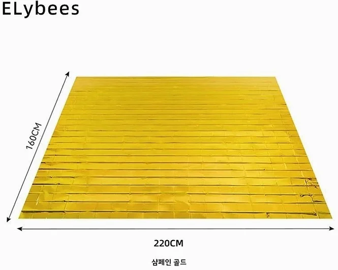 야외 캠핑 방한 보온 구급 담요 응급 야외 생존 휴대용 압축 담요 160cm x 220cm