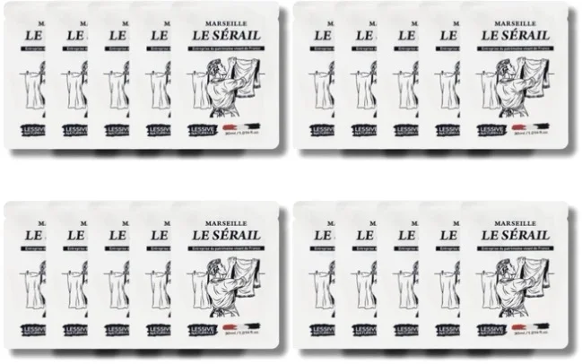 르세라이 마르세유 여행용 1회용 간편 세탁세제 패키지