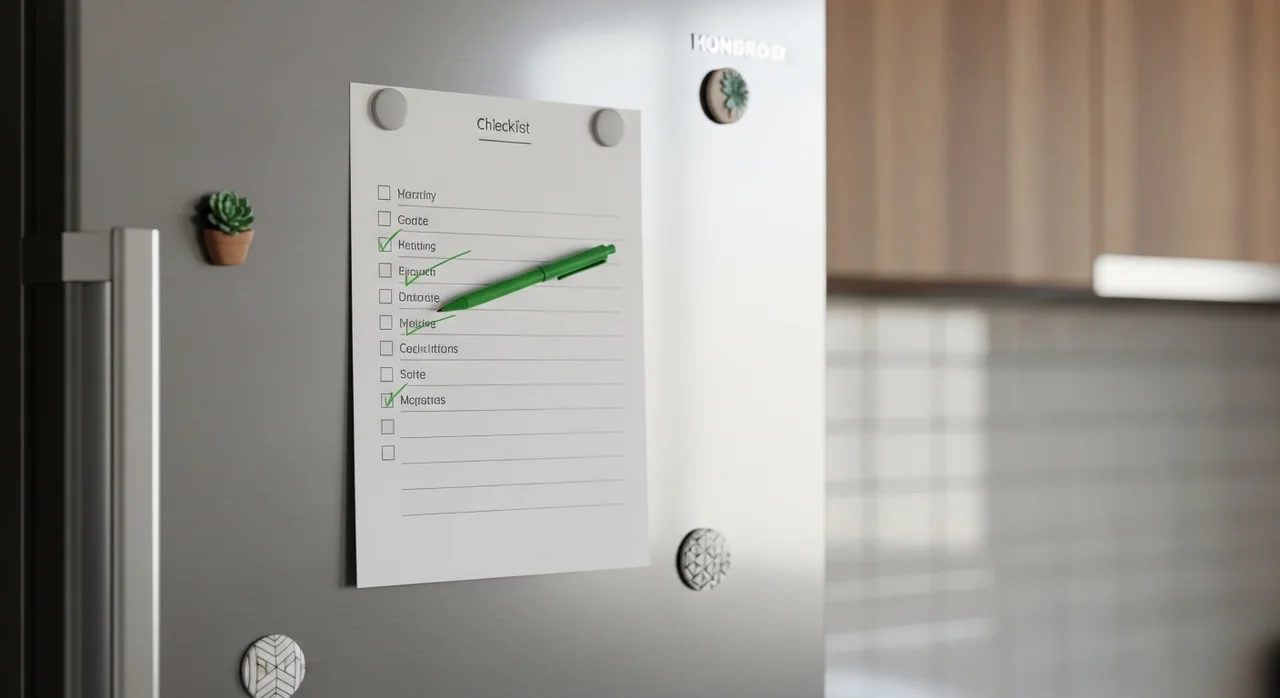 완벽한 쾌변을 위한 일일 체크리스트