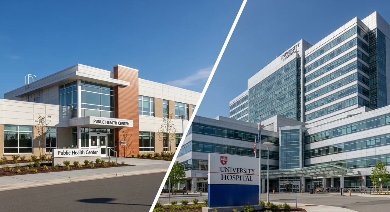 보건소 검사 vs 일반 병원 검사