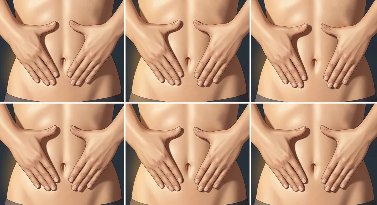 초보자도 따라 하는 셀프 복부마사지 4단계