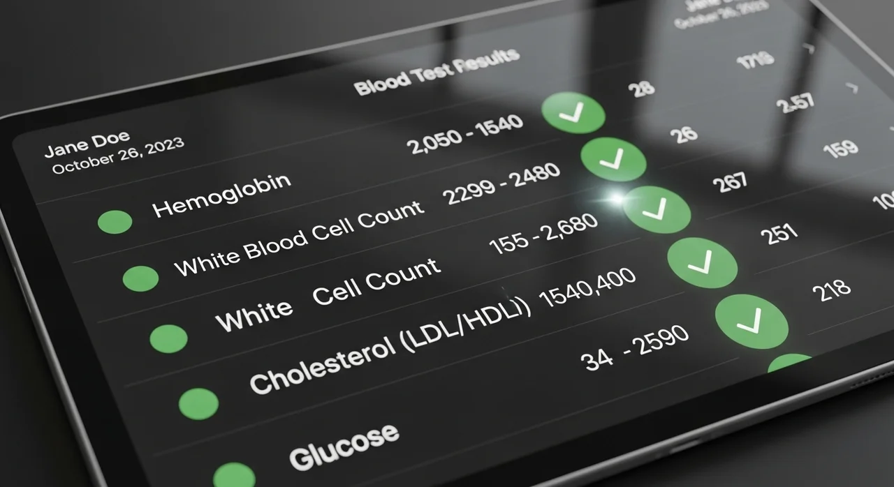 항목별 정상 범위와 수치 기준
