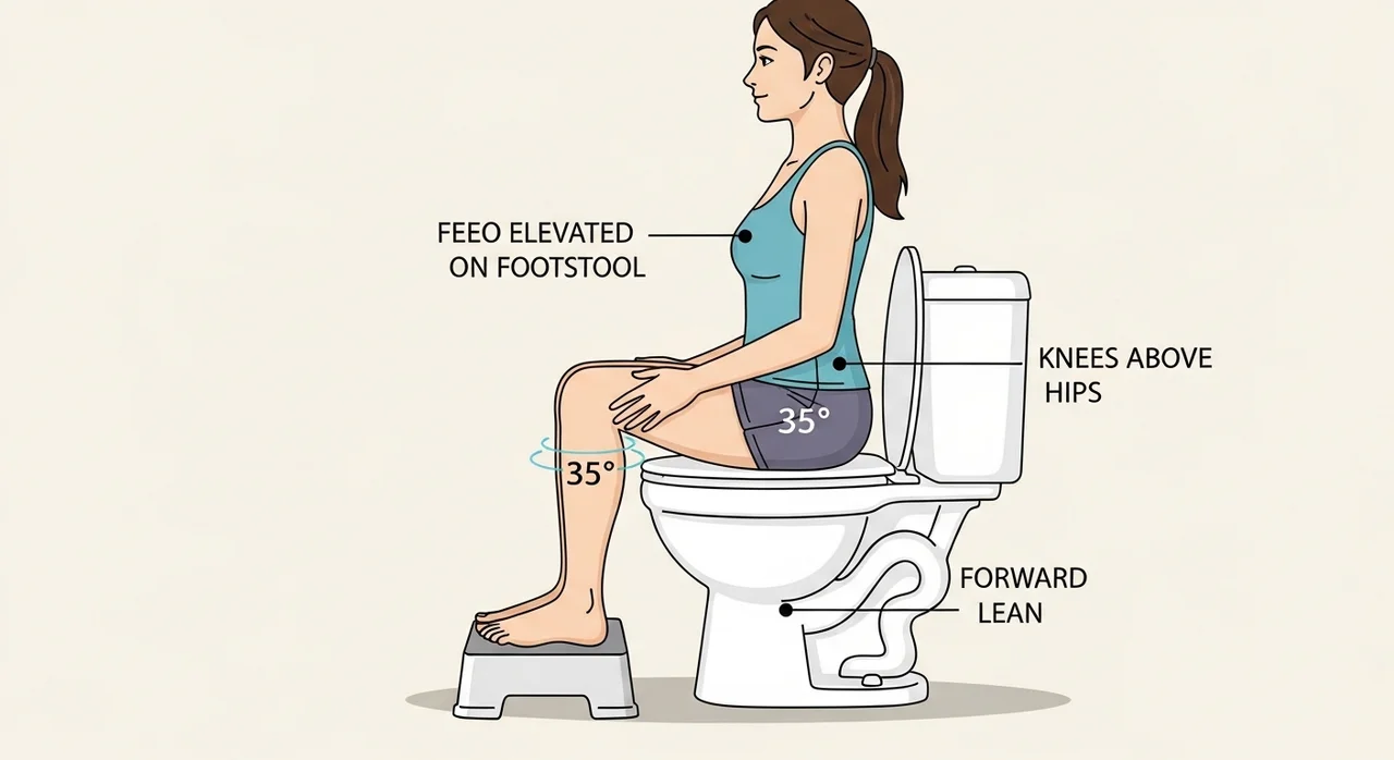효과적인 배변 자세와 실전 팁