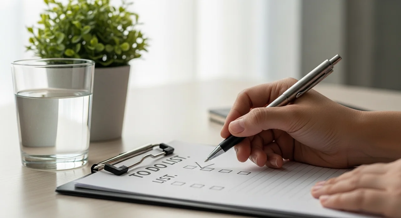 건강한 장을 위한 매일 체크리스트