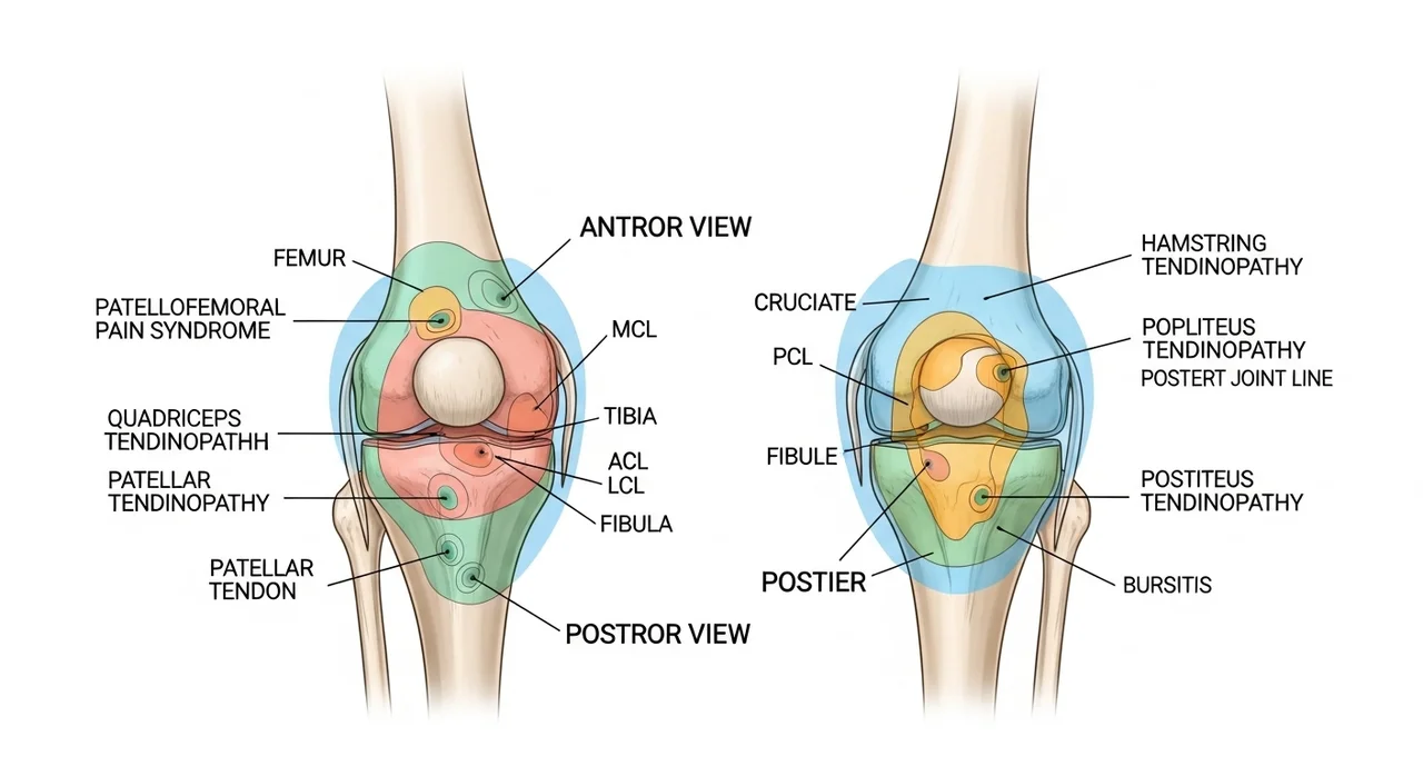 무릎 통증 부위로 알아보는 안장 높이 오류