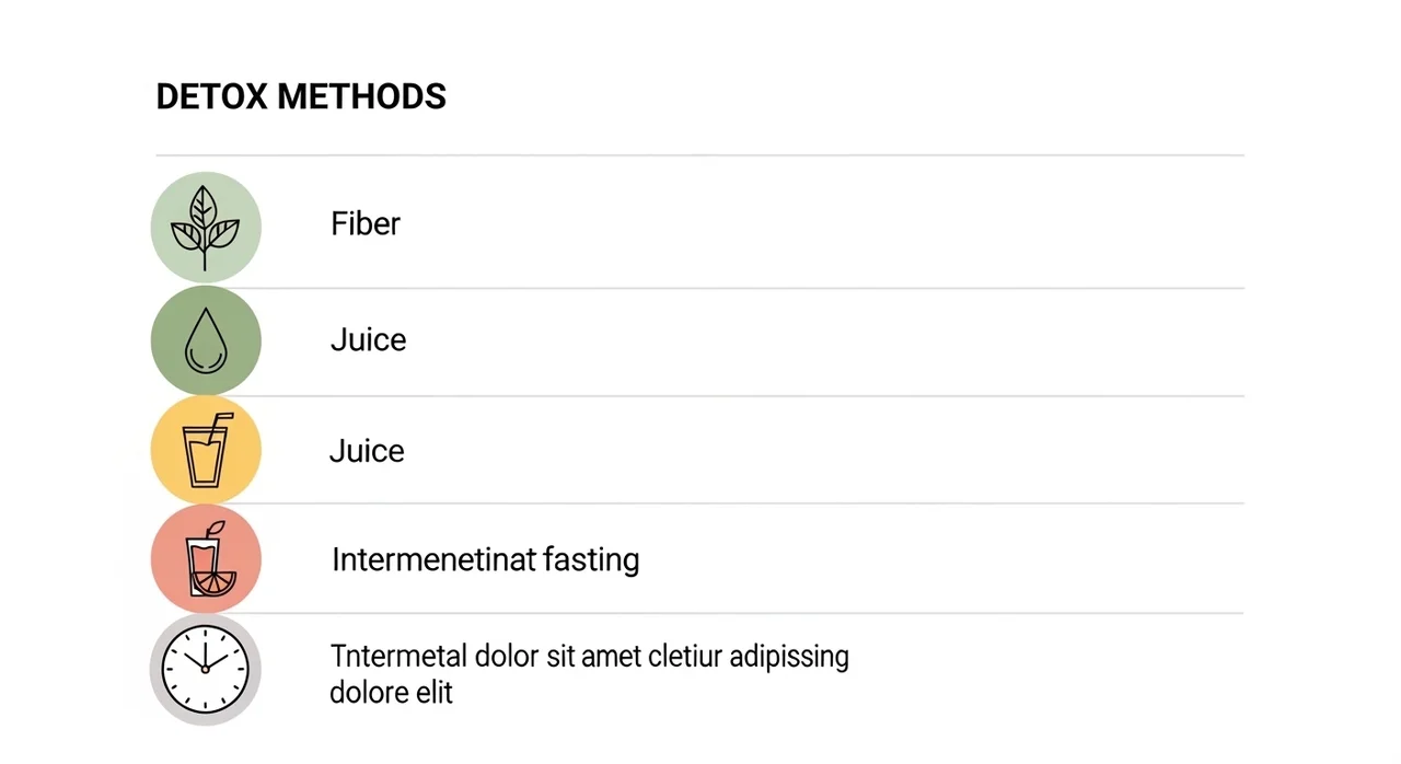 나에게 맞는 장디톡스 유형 선택하기