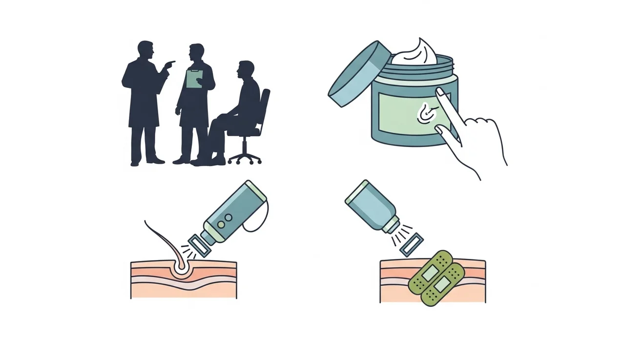 검버섯 레이저 시술 진행 과정