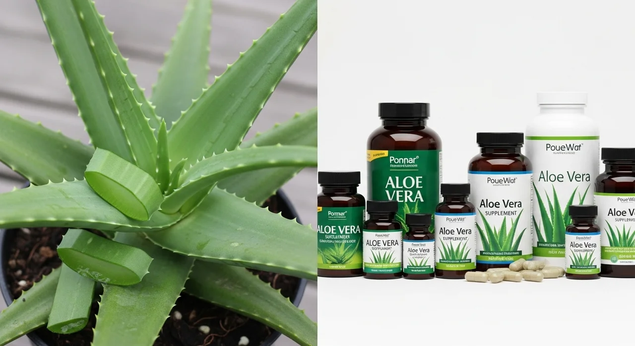 생알로에 vs 알로에전잎 제품, 무엇을 선택할까?