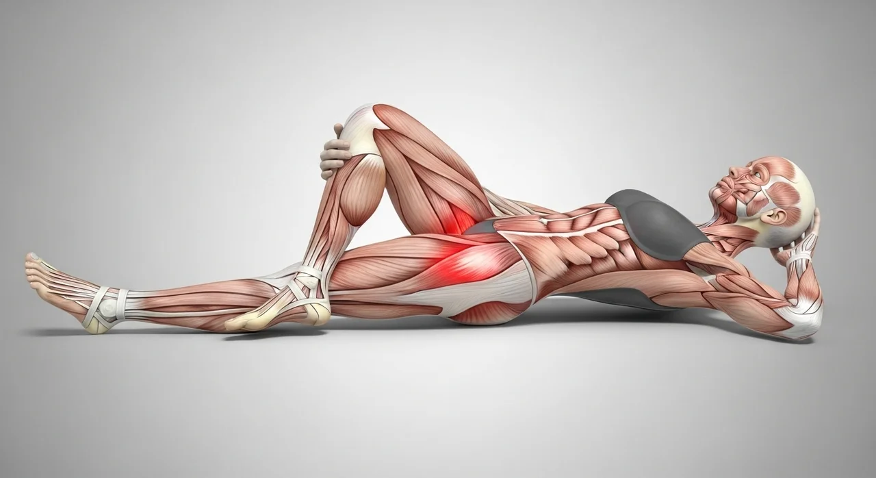 가장 효과적인 이상근 스트레칭 (숫자 4자 모양)