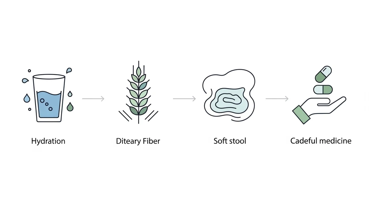 변비치료제 올바른 복용 단계 가이드