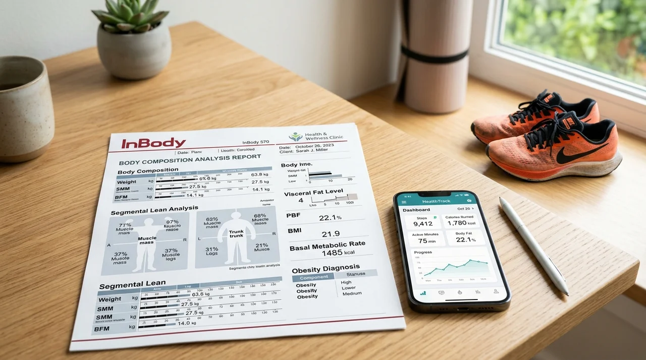 체성분 분석 결과 보는 법: 인바디 결과지 1분 만에 완벽 해석하기