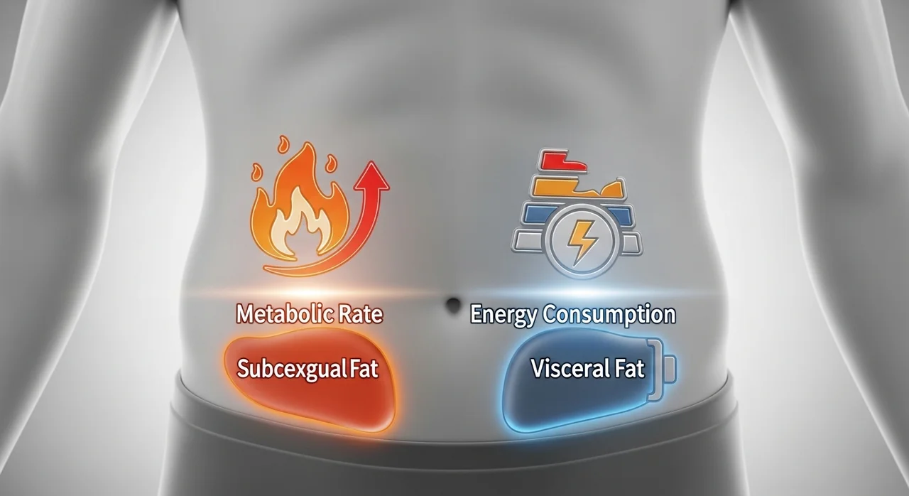 기초대사량과 내장지방 레벨의 비밀
