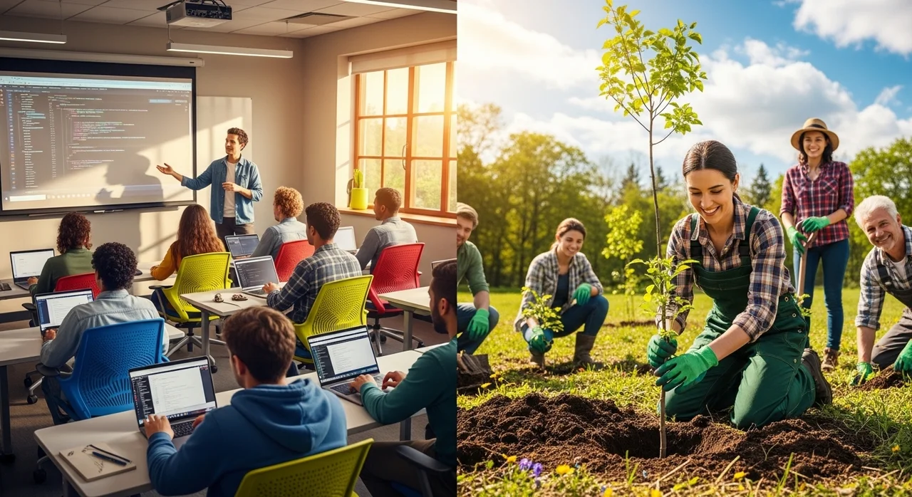 나에게 딱 맞는 봉사 활동 찾기: 재능 vs 노력