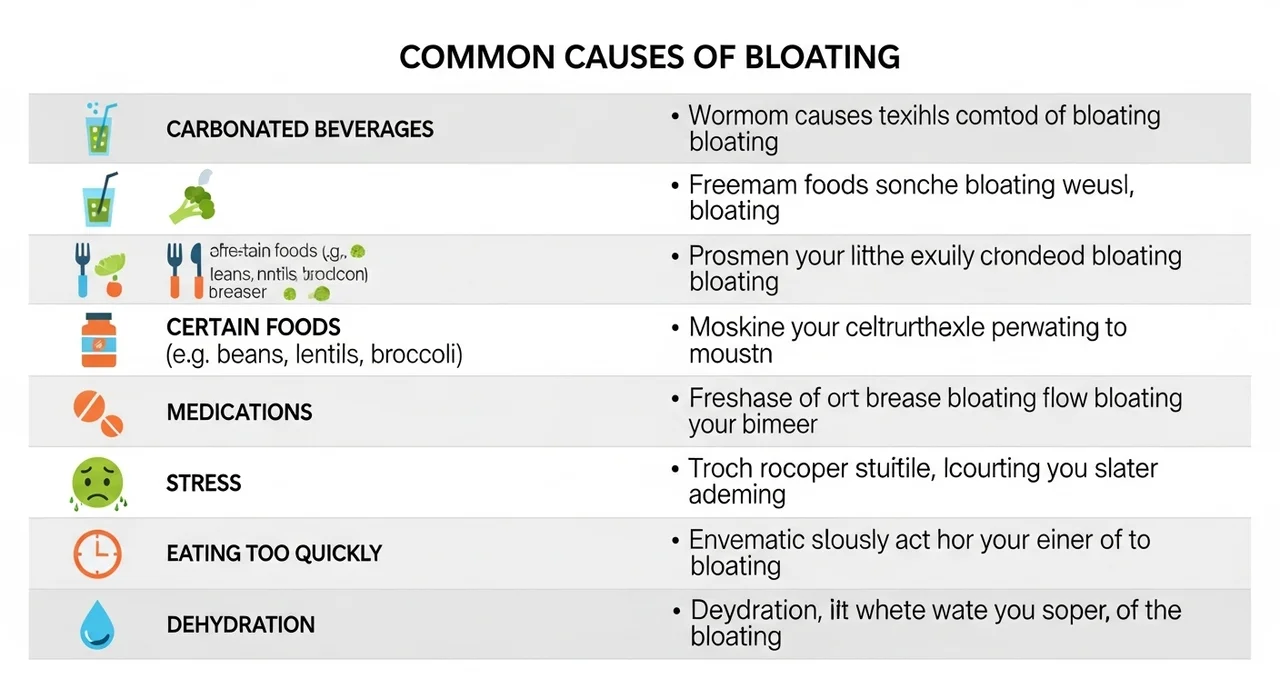 배에 가스 차는 주요 원인 3가지 비교