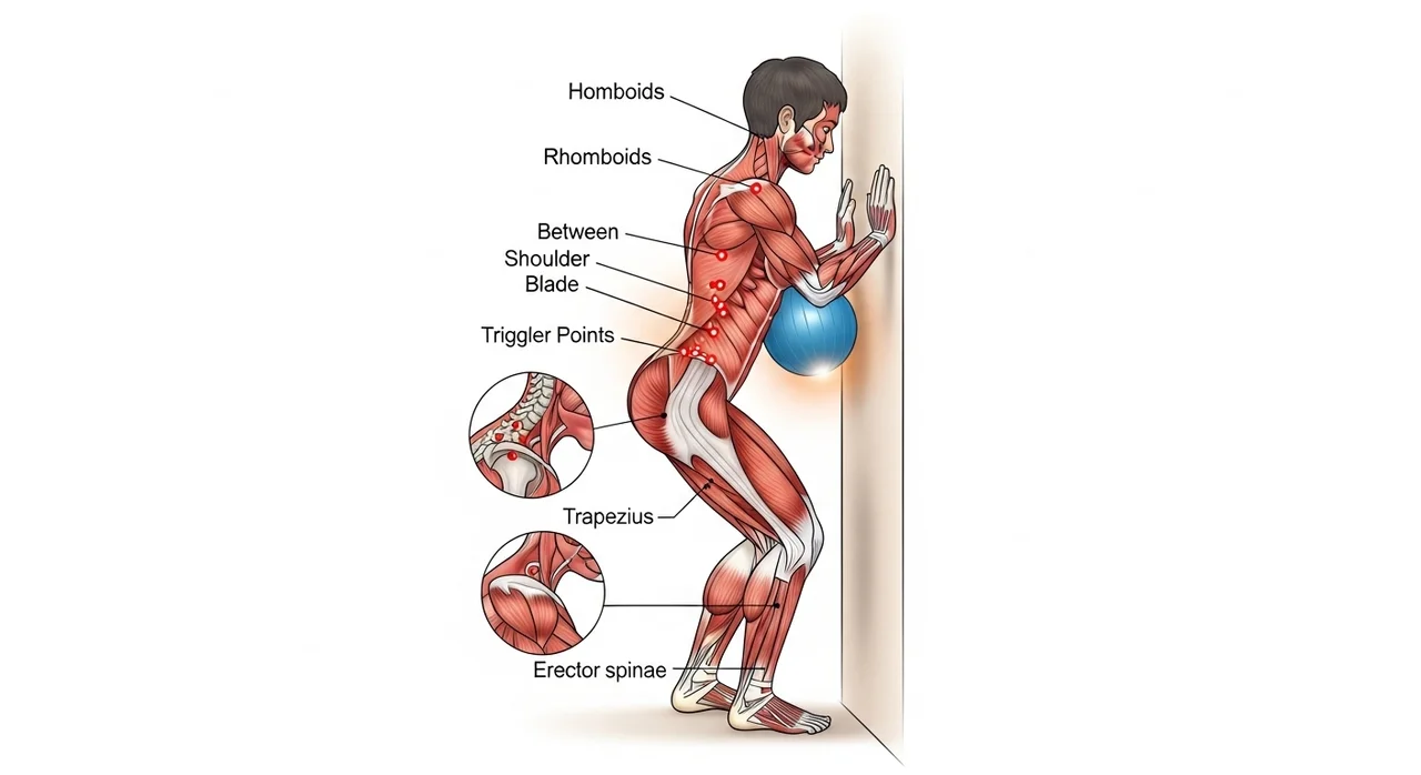 등과 허리 통증을 완화하는 자가 지압법