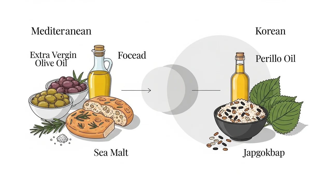 지중해식 식단, 왜 한국식으로 바꿔야 할까요?