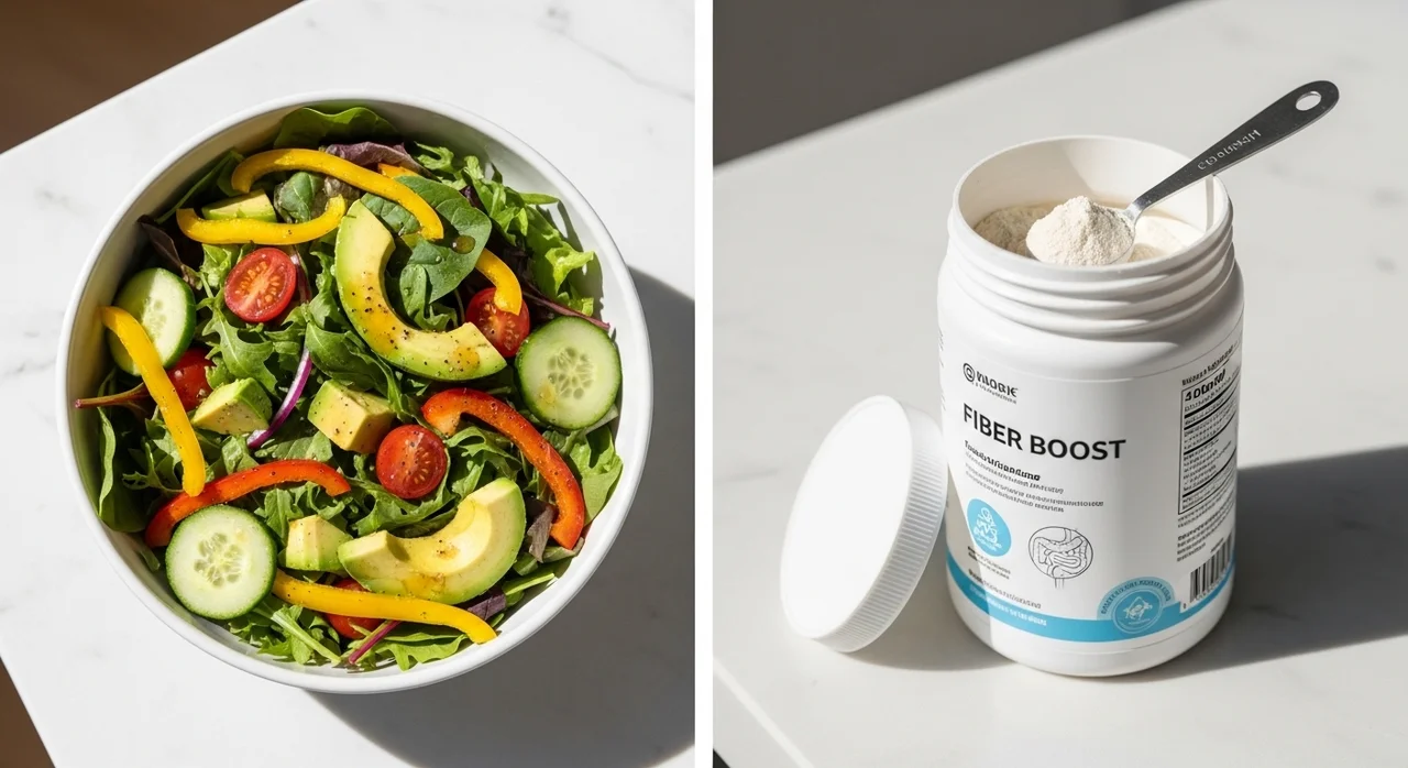 천연 식품 vs 식이섬유 영양제, 무엇이 좋을까?